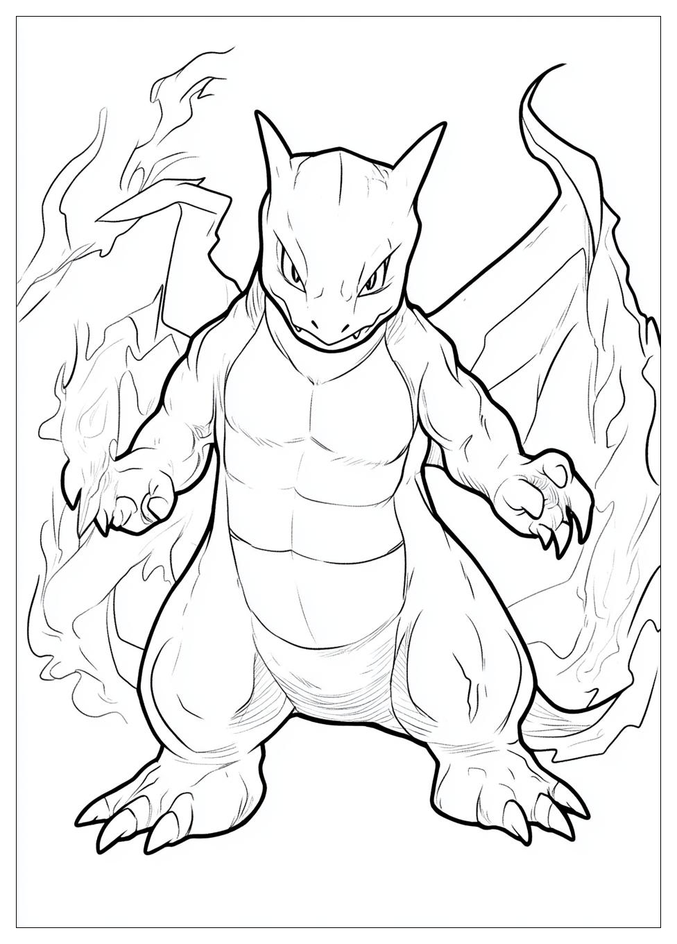 Charizard Coloring Pages-10