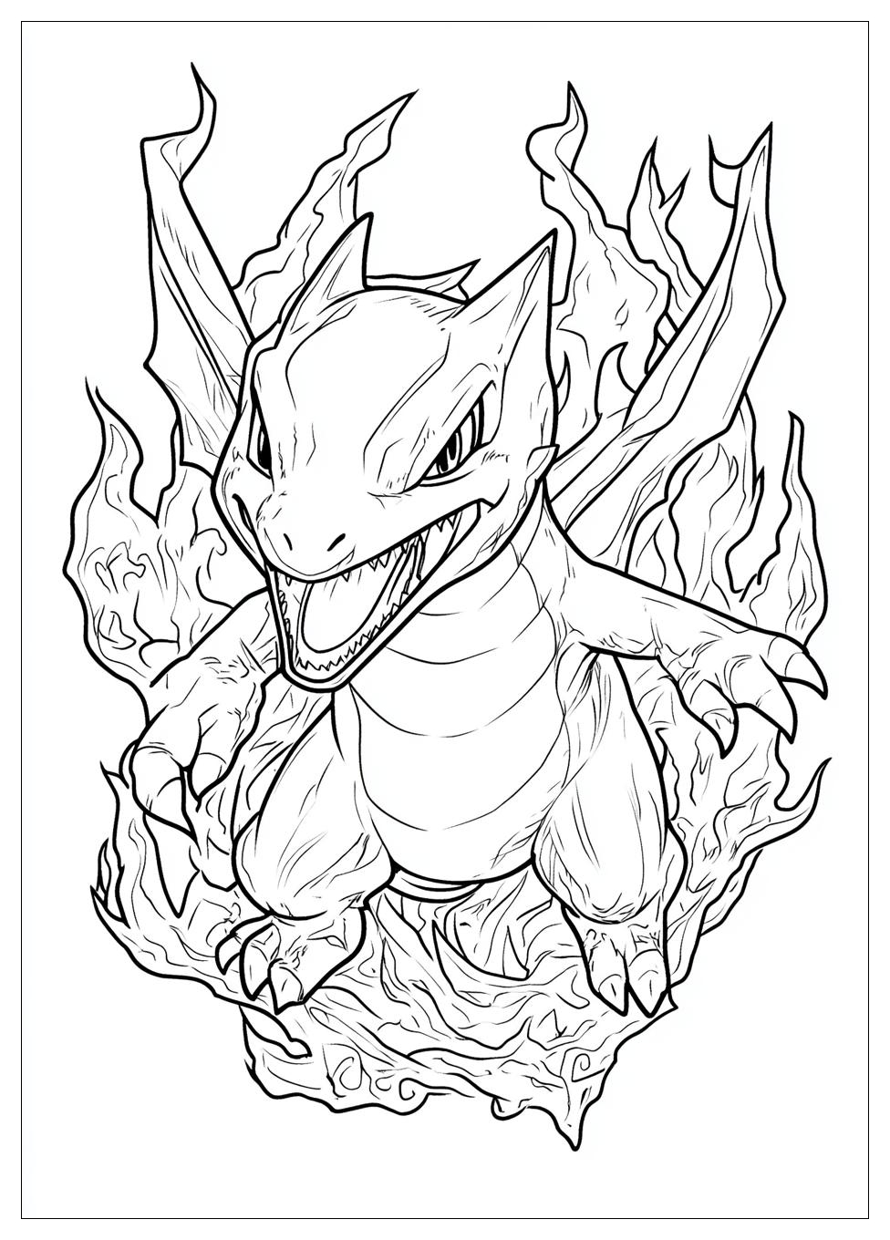 Charizard Coloring Pages-13