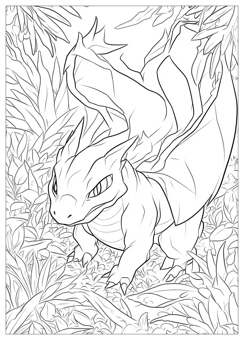 Charizard Coloring Pages-14