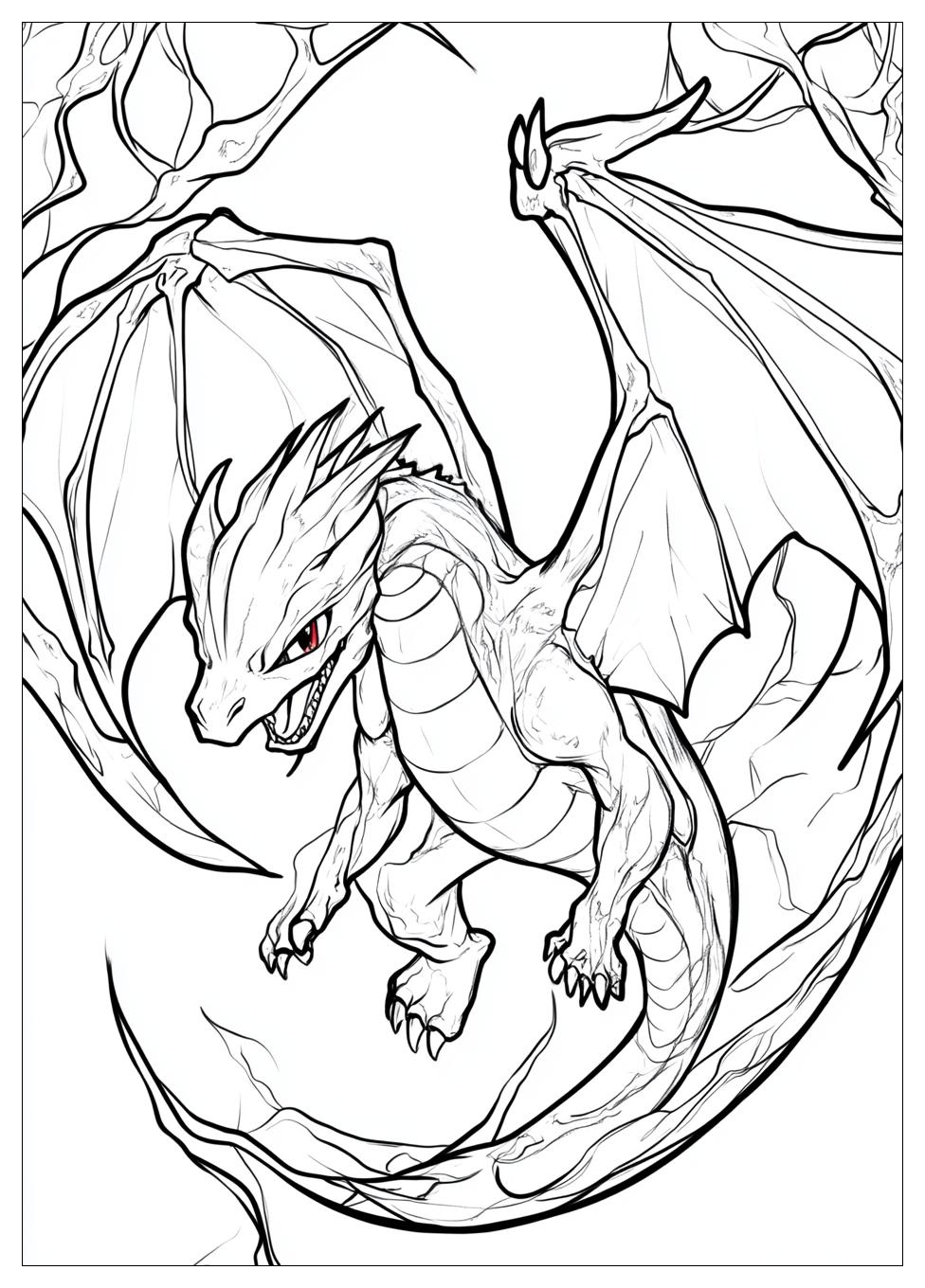Charizard Coloring Pages-17