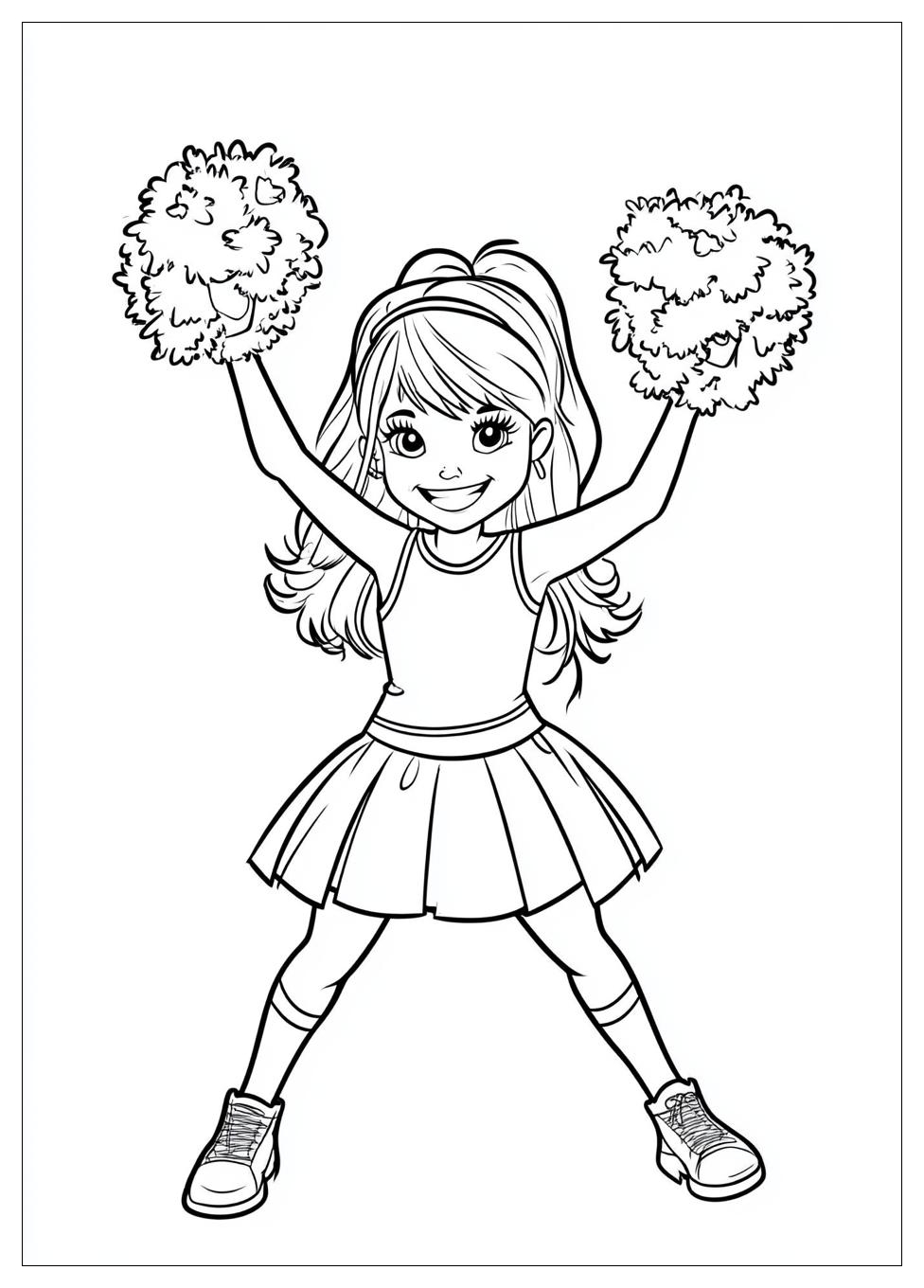 Cheerleader Coloring Pages-1