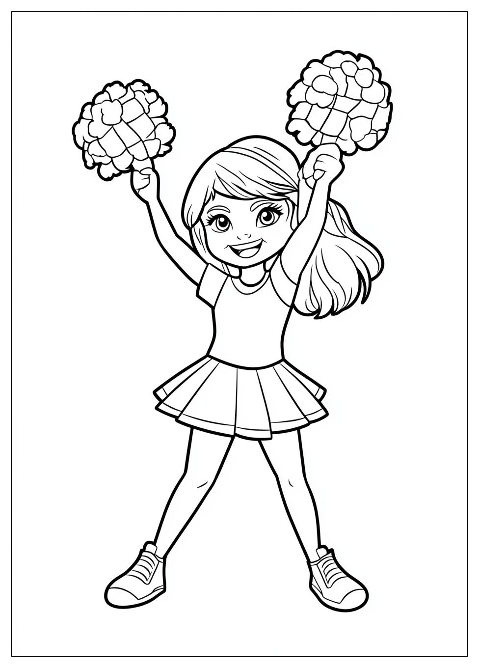 Cheerleader Coloring Pages-12