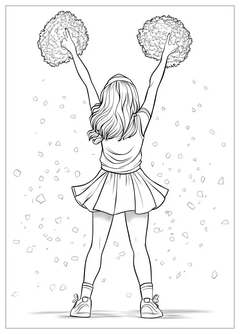 Cheerleader Coloring Pages-15