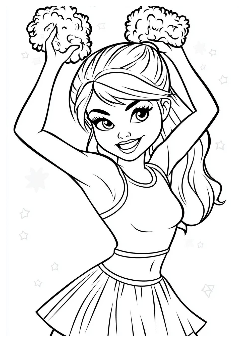 Cheerleader Coloring Pages-16