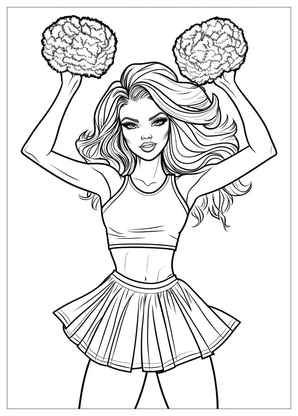 Cheerleader Coloring Pages-17