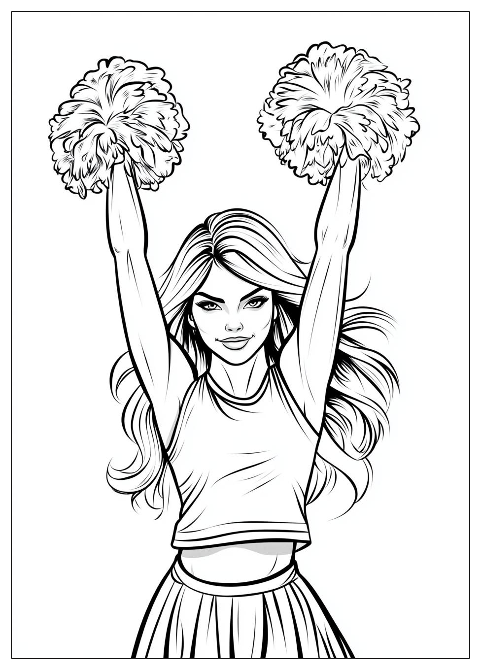Cheerleader Coloring Pages-18