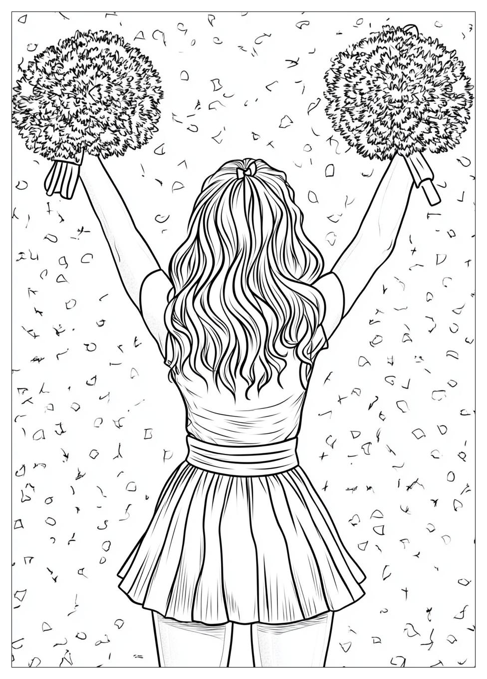 Cheerleader Coloring Pages-19