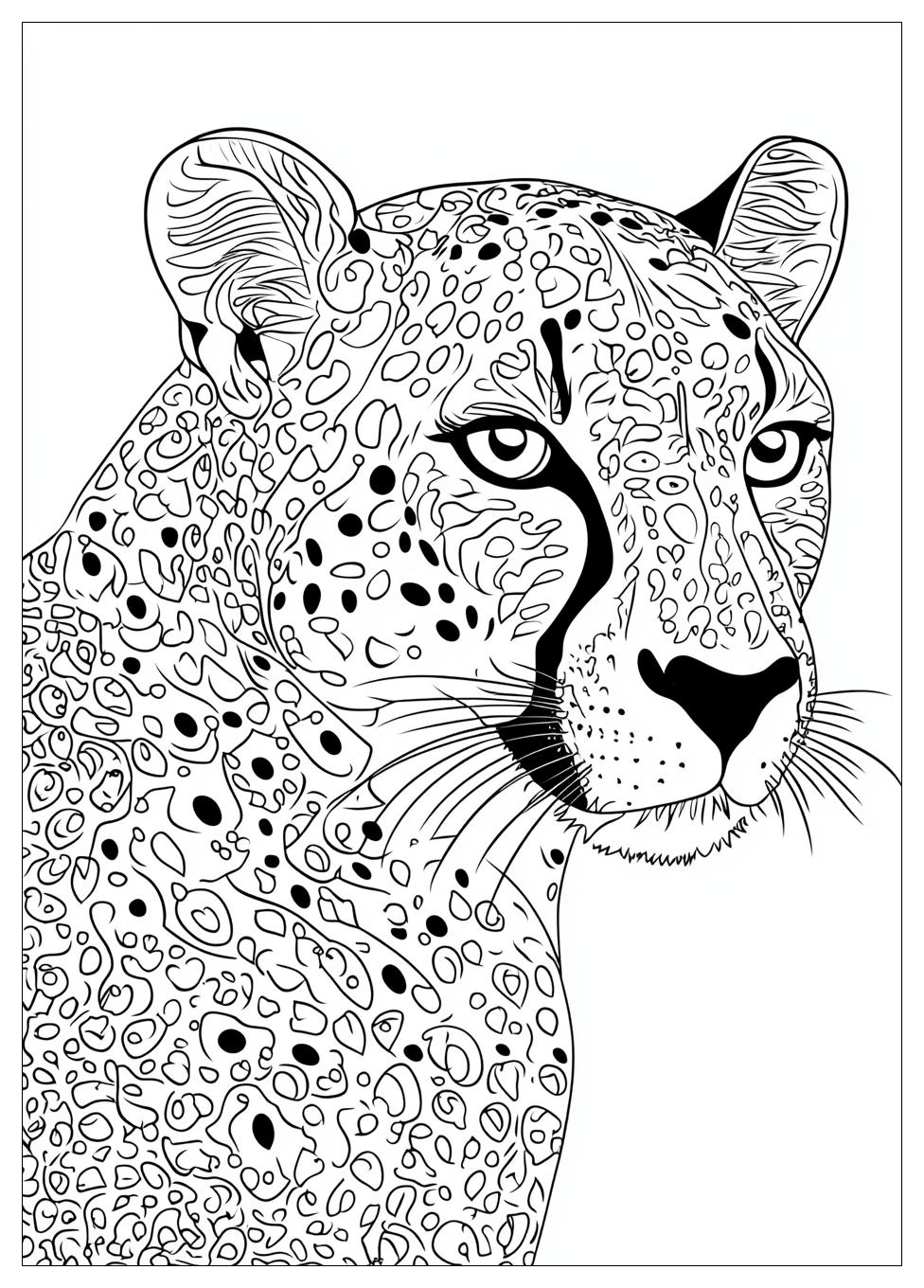 Cheetah Coloring Pages-18