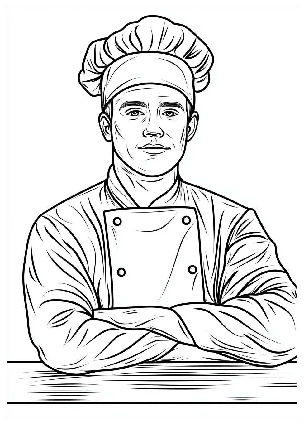 Chef Coloring Pages-1