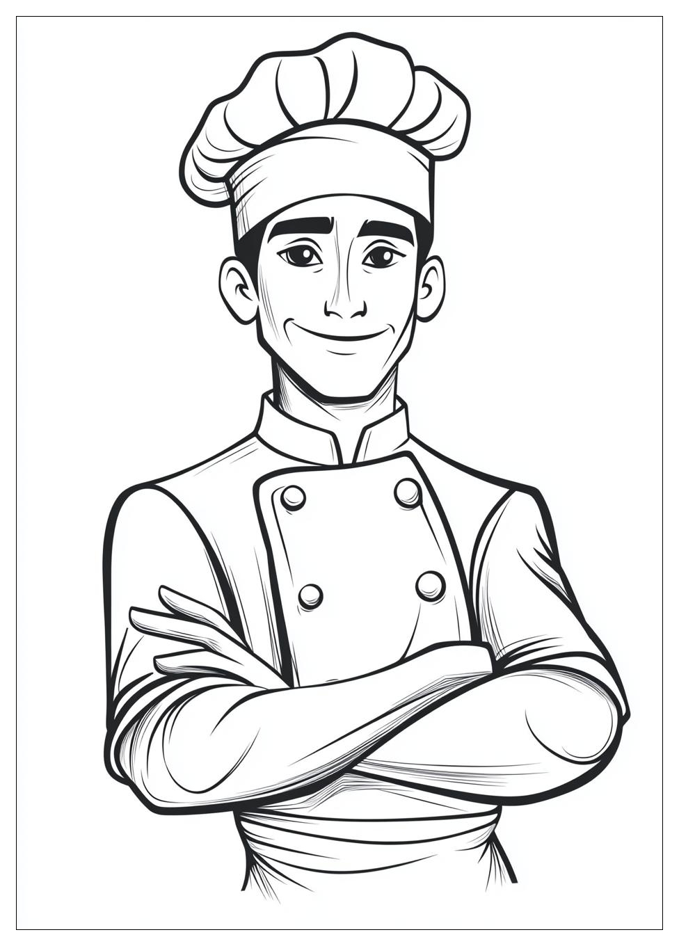 Chef Coloring Pages-10