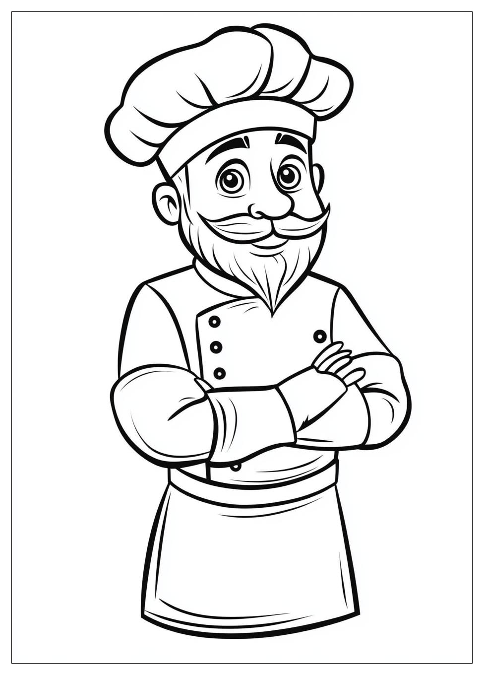 Chef Coloring Pages-11