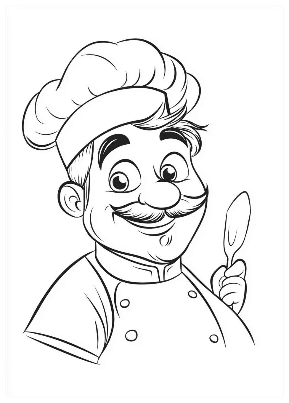 Chef Coloring Pages-12