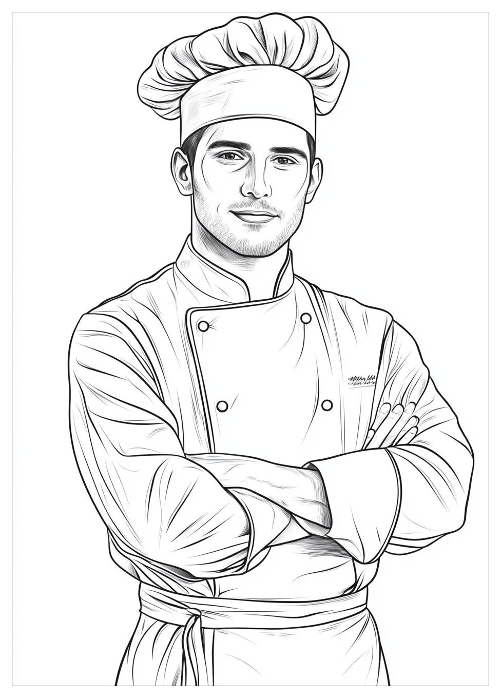 Chef Coloring Pages-14