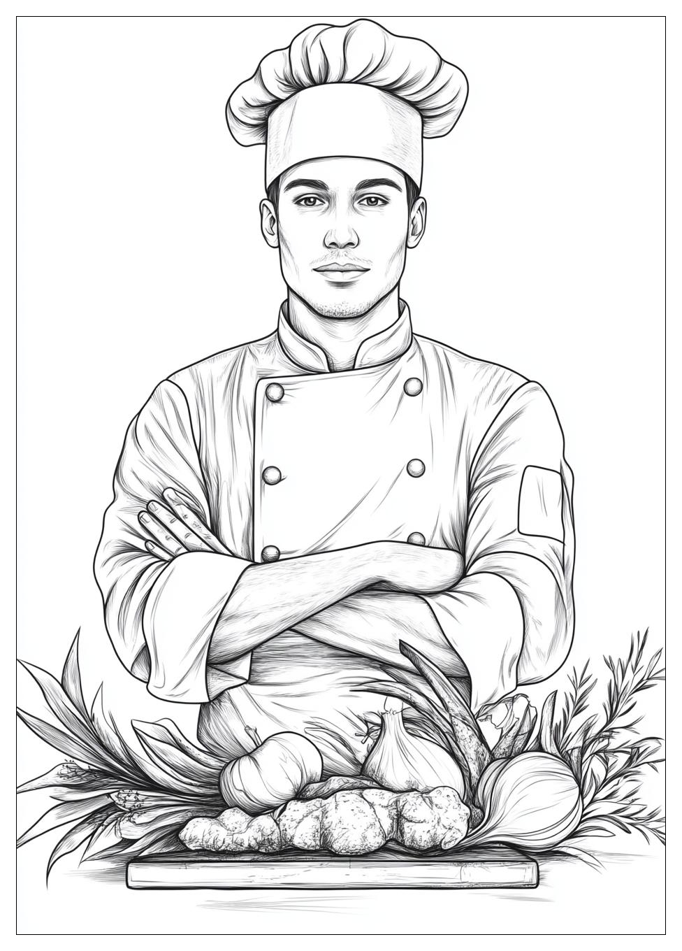 Chef Coloring Pages-15