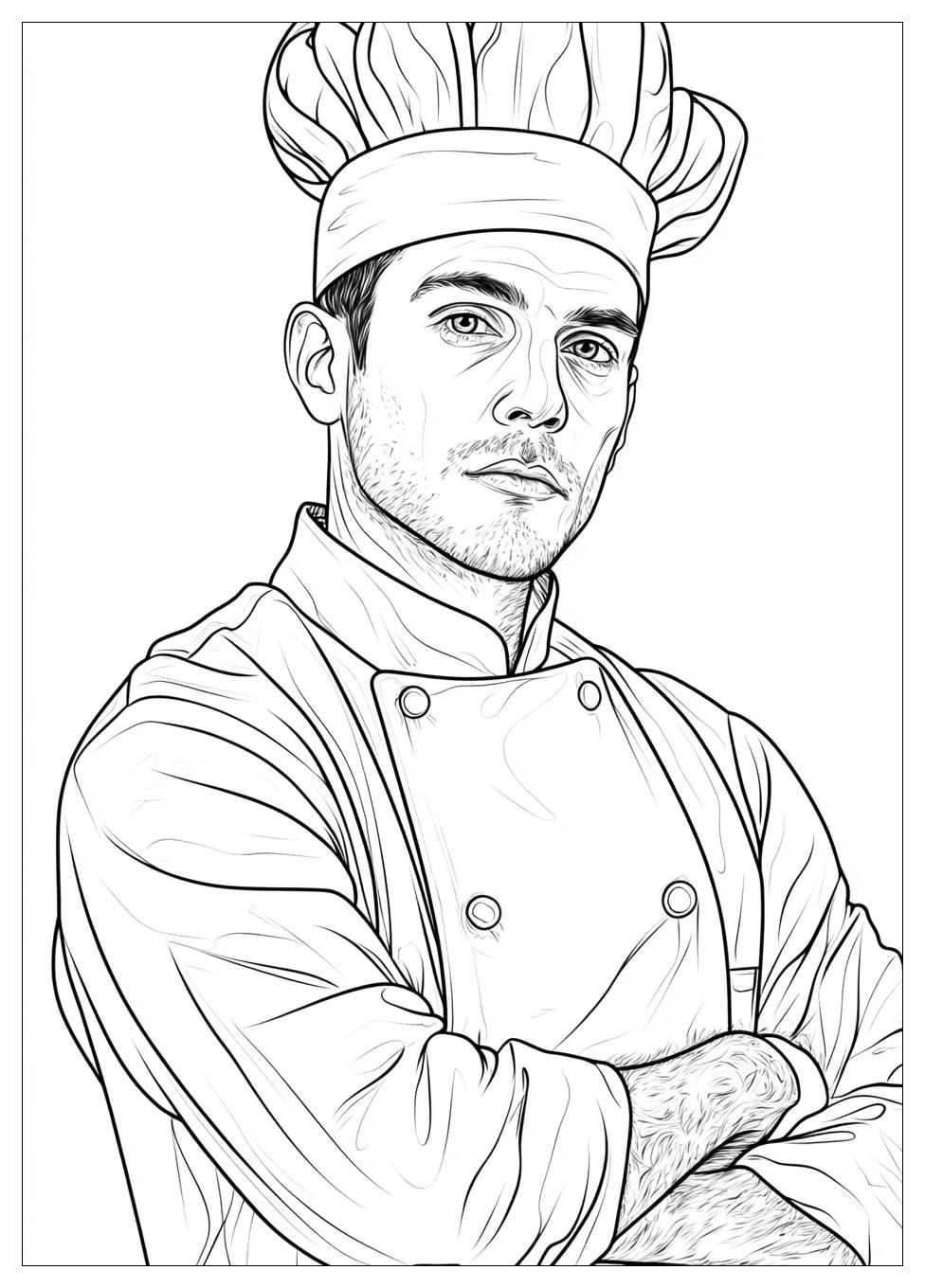 Chef Coloring Pages-17