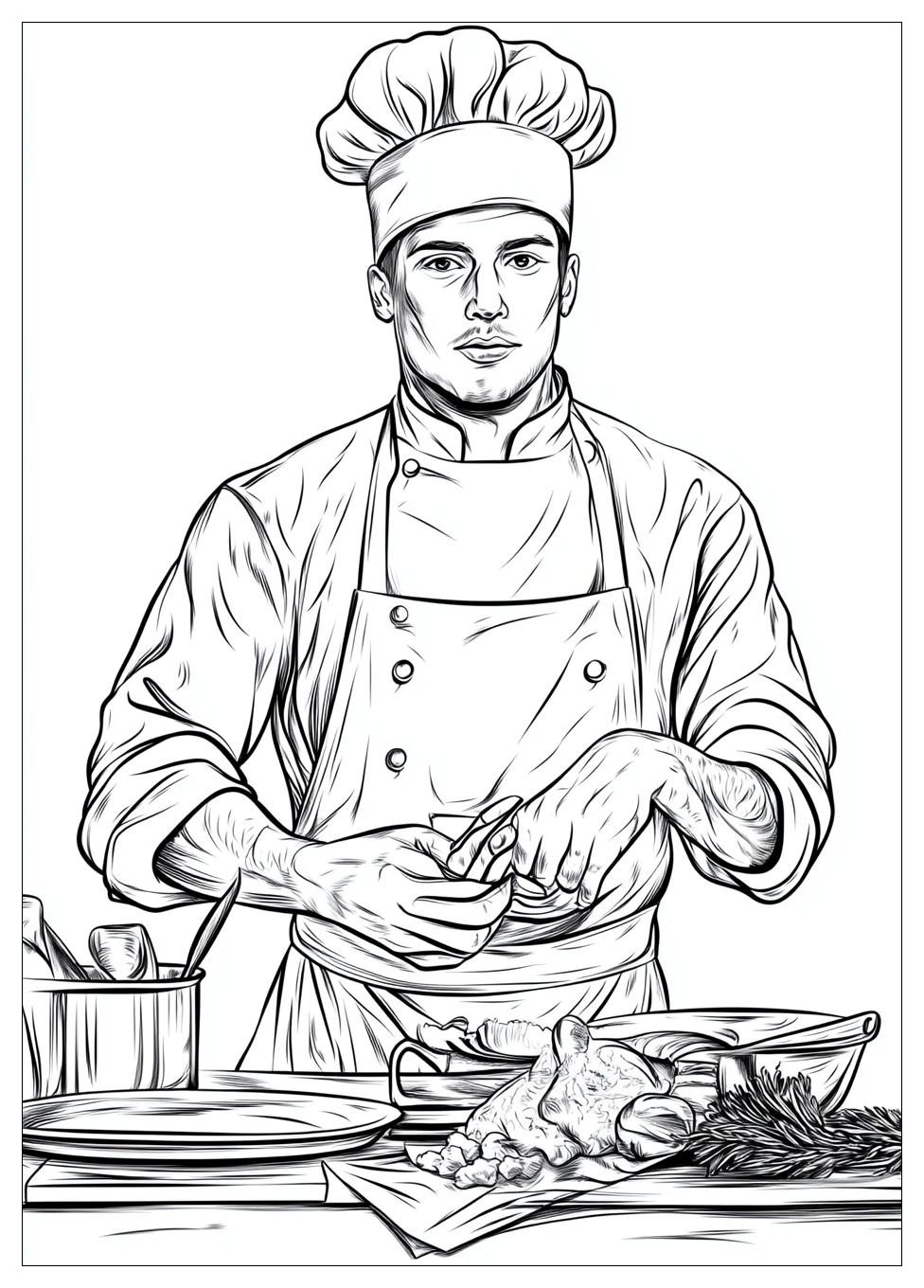 Chef Coloring Pages-18