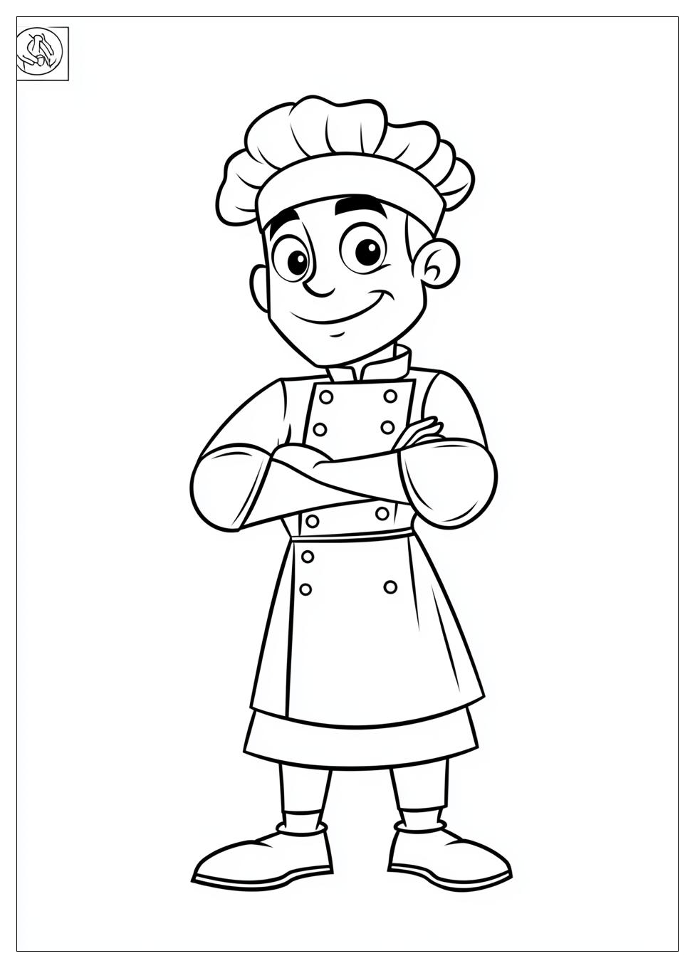 Chef Coloring Pages-3