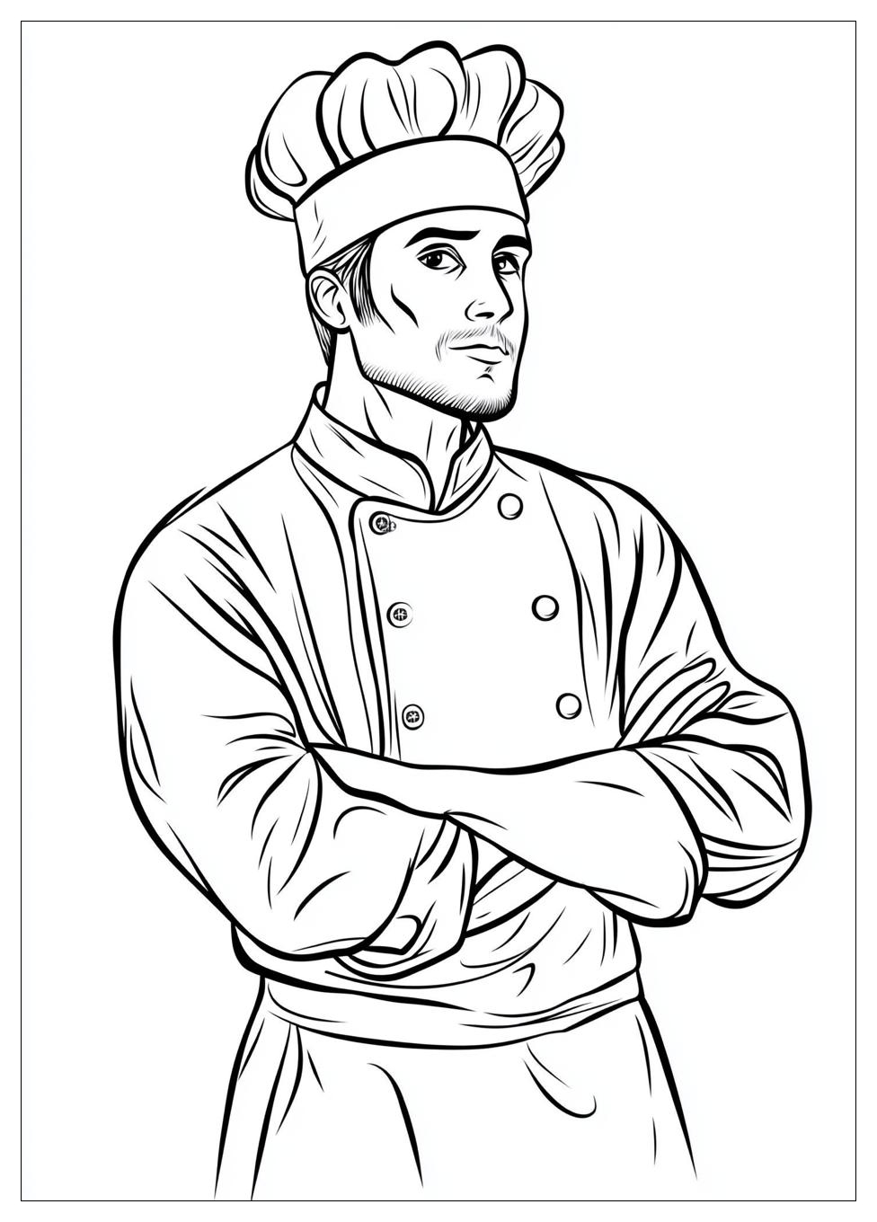Chef Coloring Pages-4