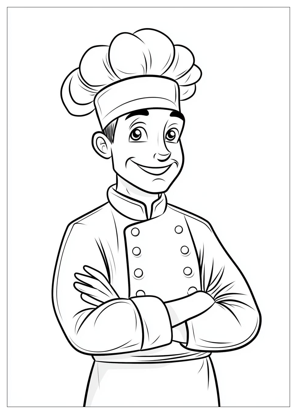 Chef Coloring Pages-5