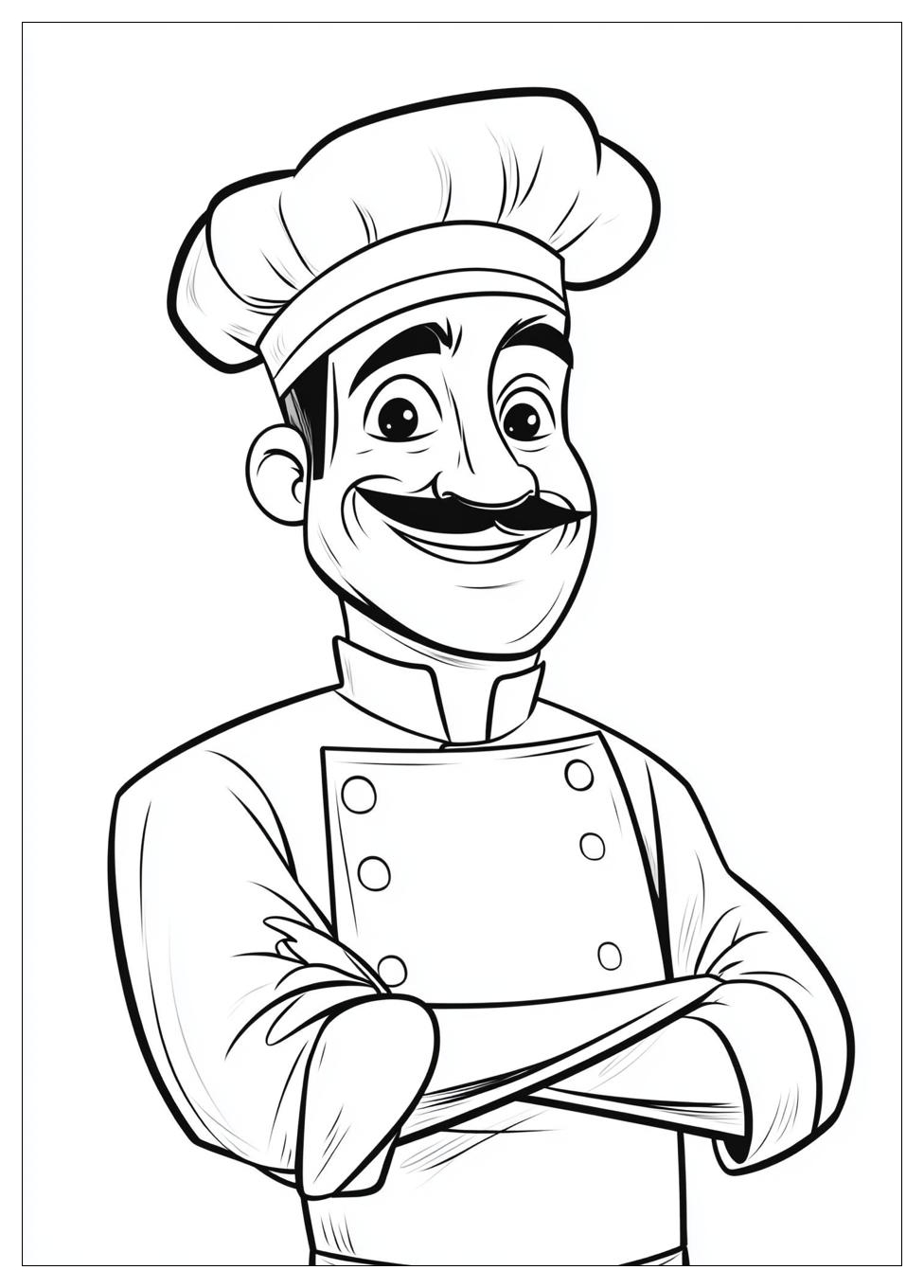 Chef Coloring Pages-7
