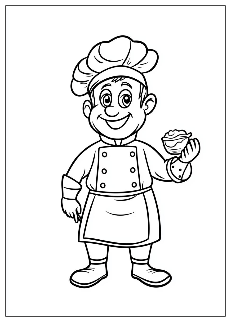 Chef Coloring Pages-8