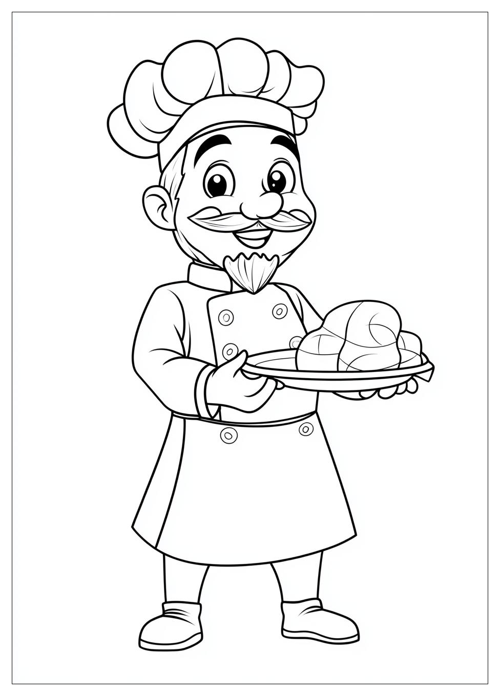 Chef Coloring Pages-9