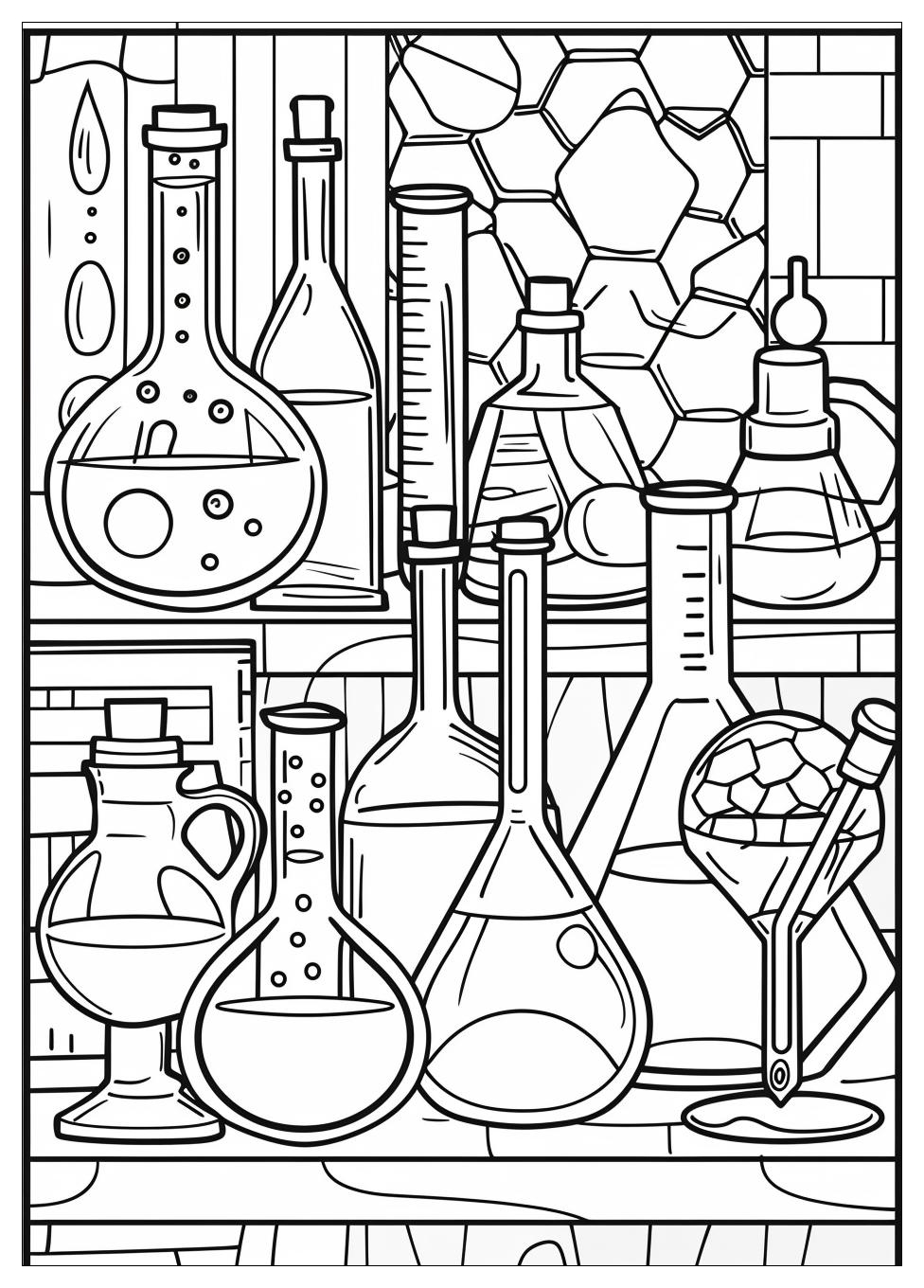 Chemistry Coloring Pages-7