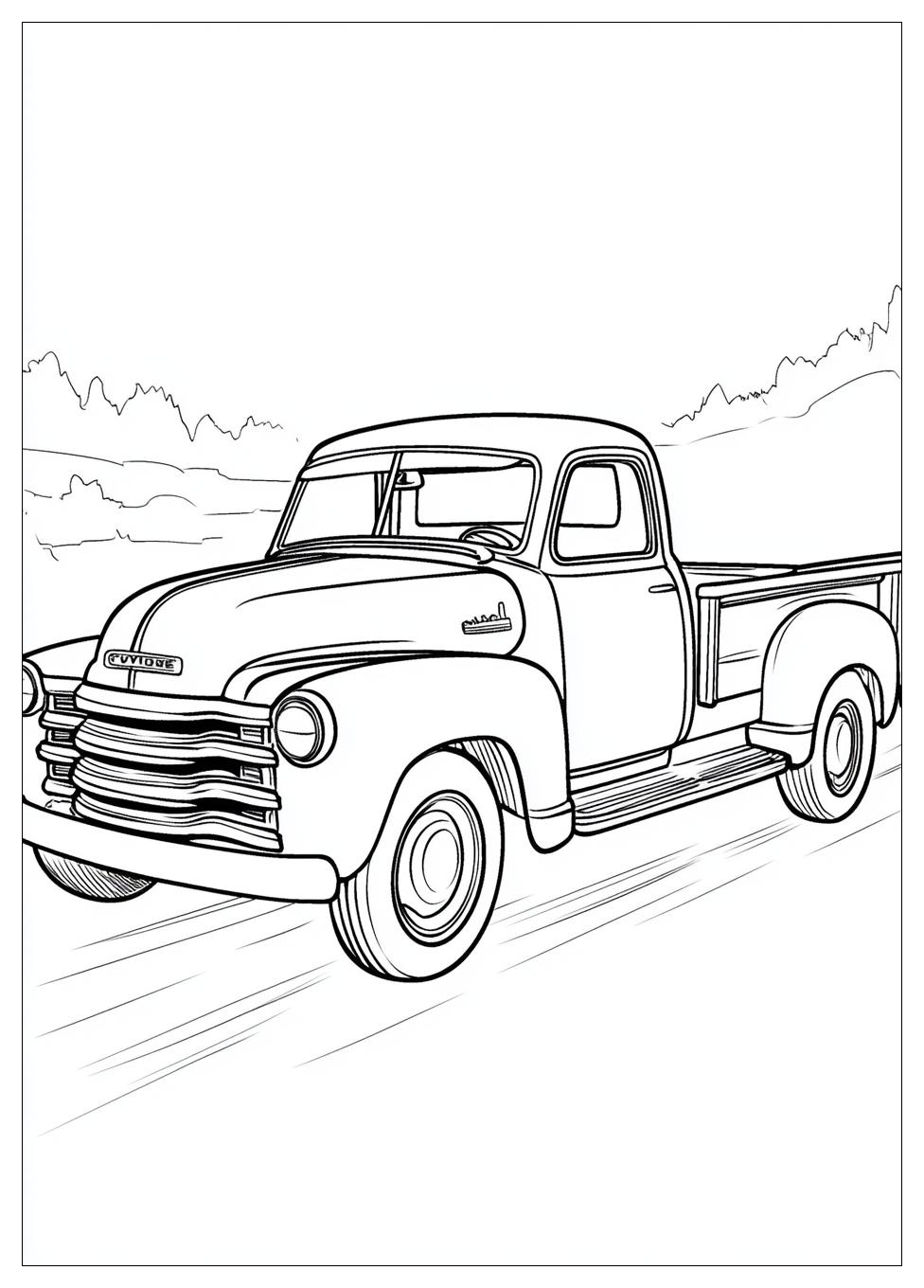 Chevy Truck Coloring Pages-13
