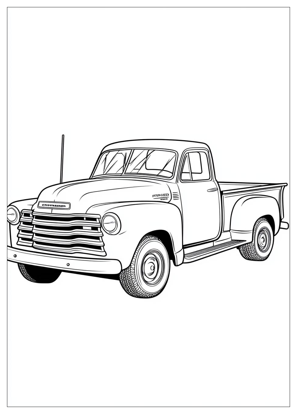 Chevy Truck Coloring Pages-14