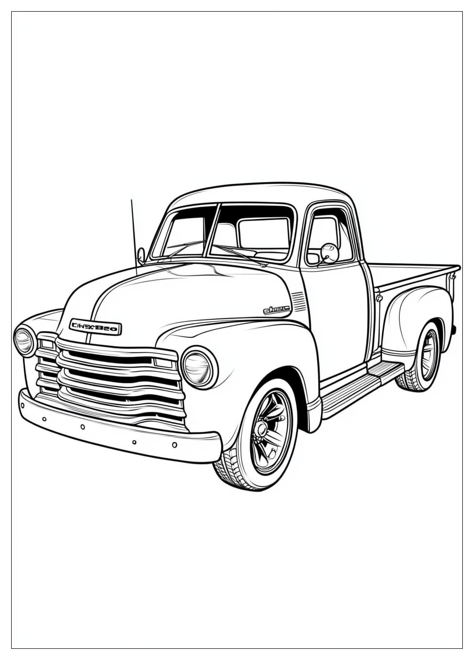 Chevy Truck Coloring Pages-15