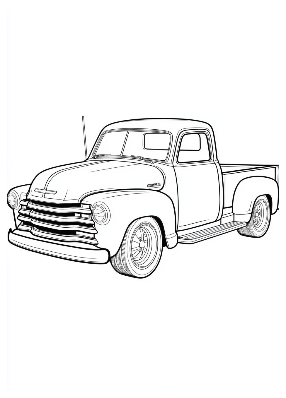 Chevy Truck Coloring Pages-4