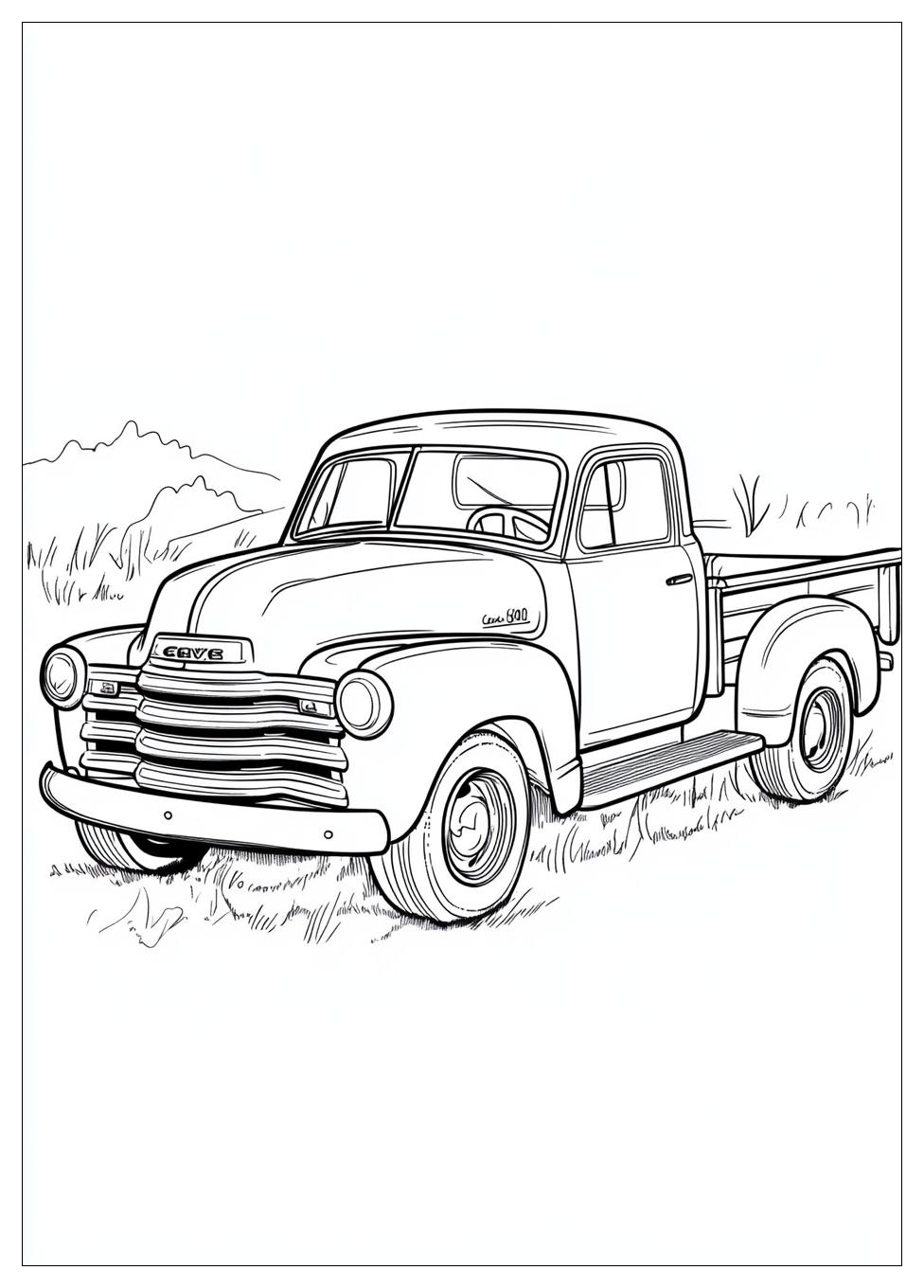 Chevy Truck Coloring Pages-7