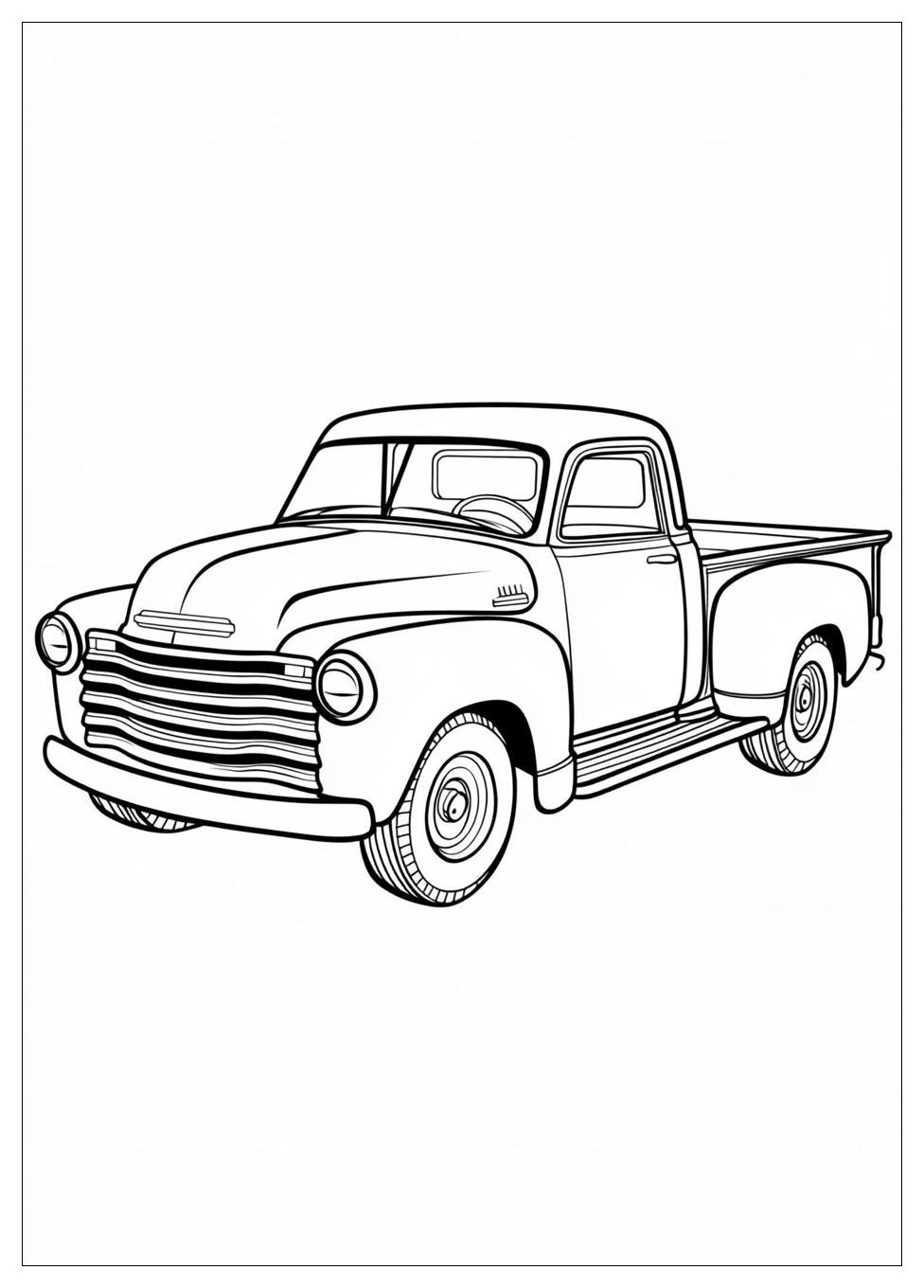 Chevy Truck Coloring Pages-8