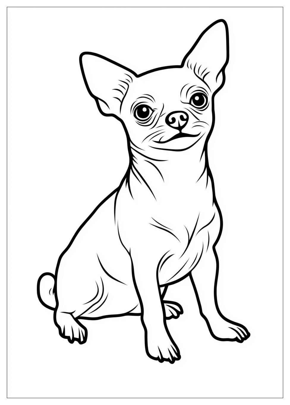 Free Printable Chihuahua Coloring Pages 4 Chihuahua Coloring Pages-4
