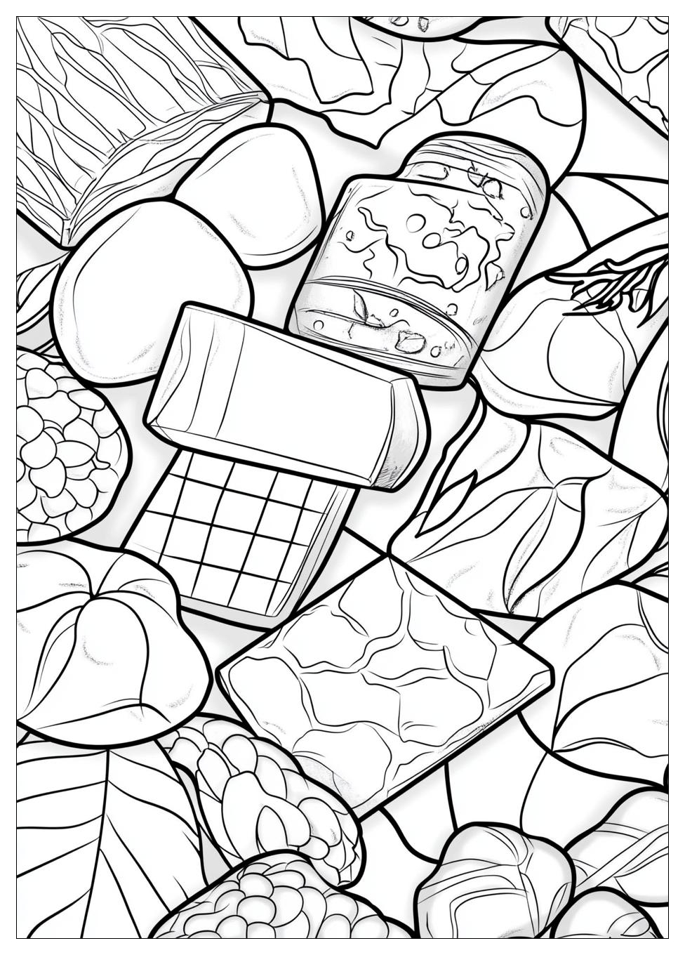 Chocolate Coloring Pages-13