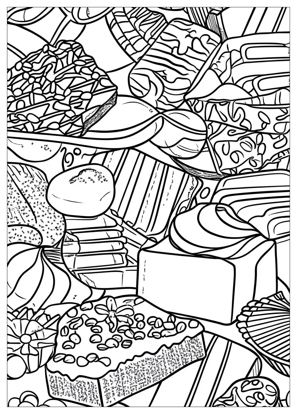 Chocolate Coloring Pages-14
