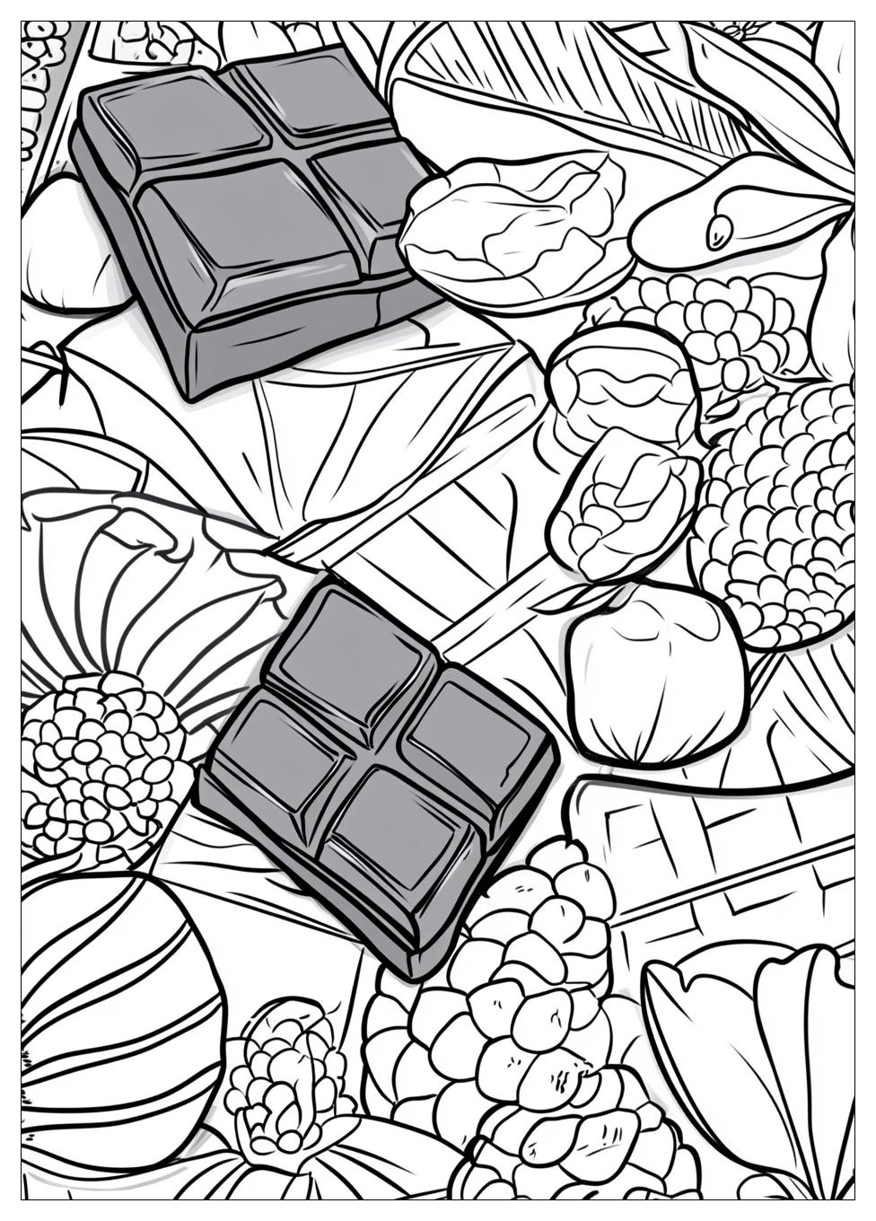 Chocolate Coloring Pages-15