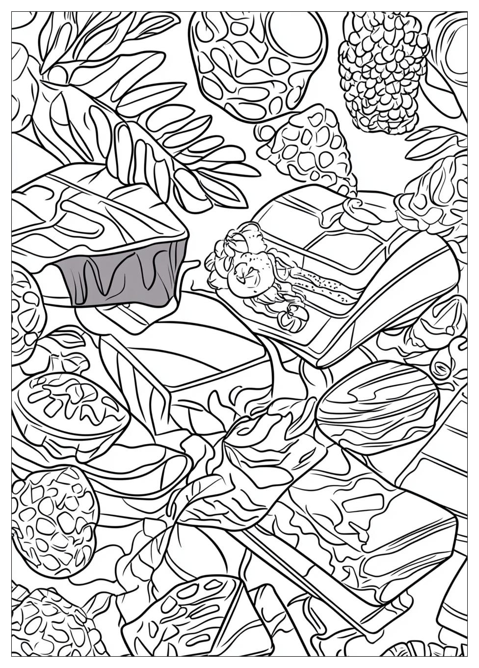 Chocolate Coloring Pages-16