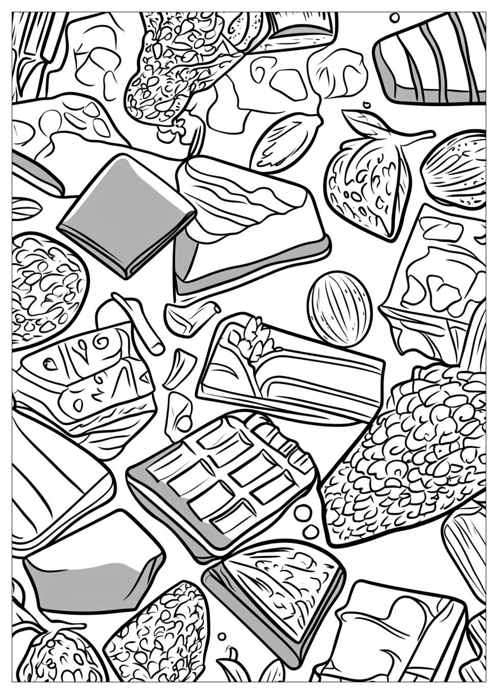 Chocolate Coloring Pages-17