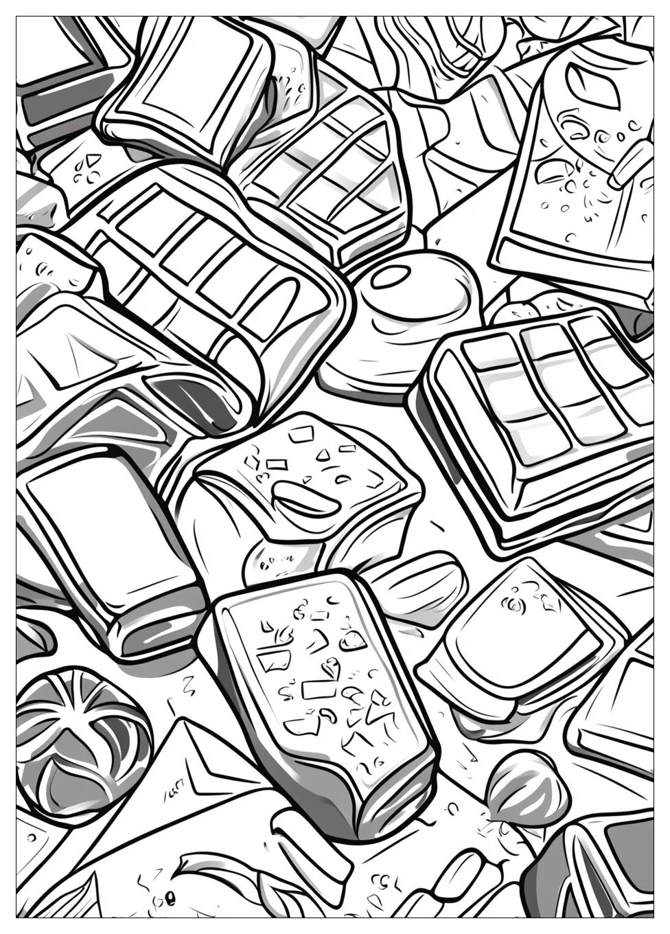 Chocolate Coloring Pages-2