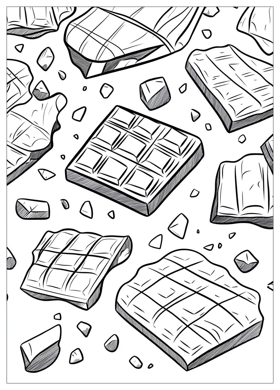 Chocolate Coloring Pages-7