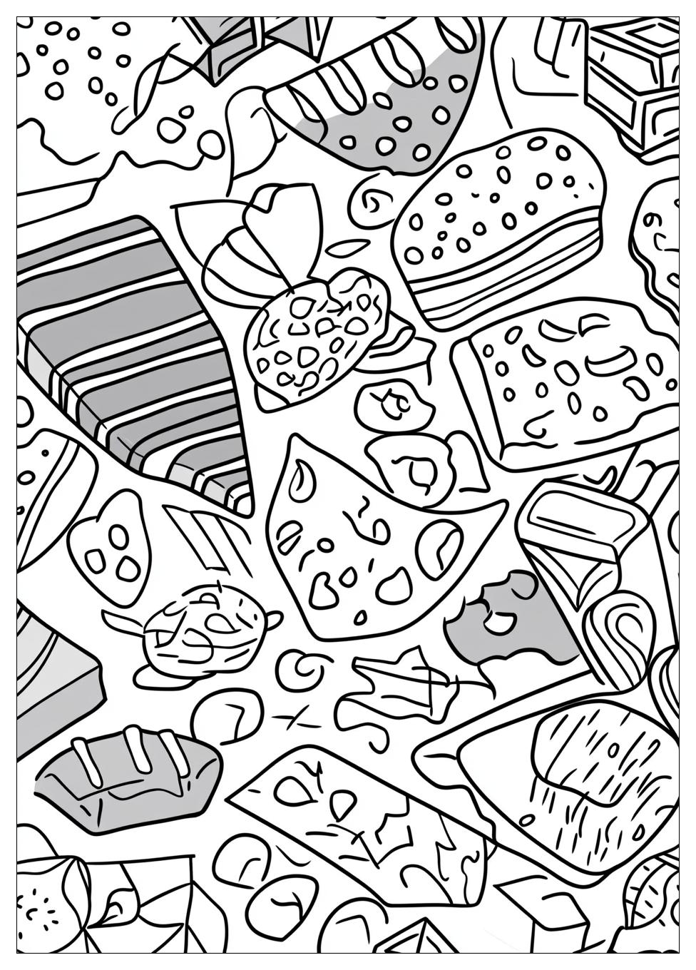 Chocolate Coloring Pages-9