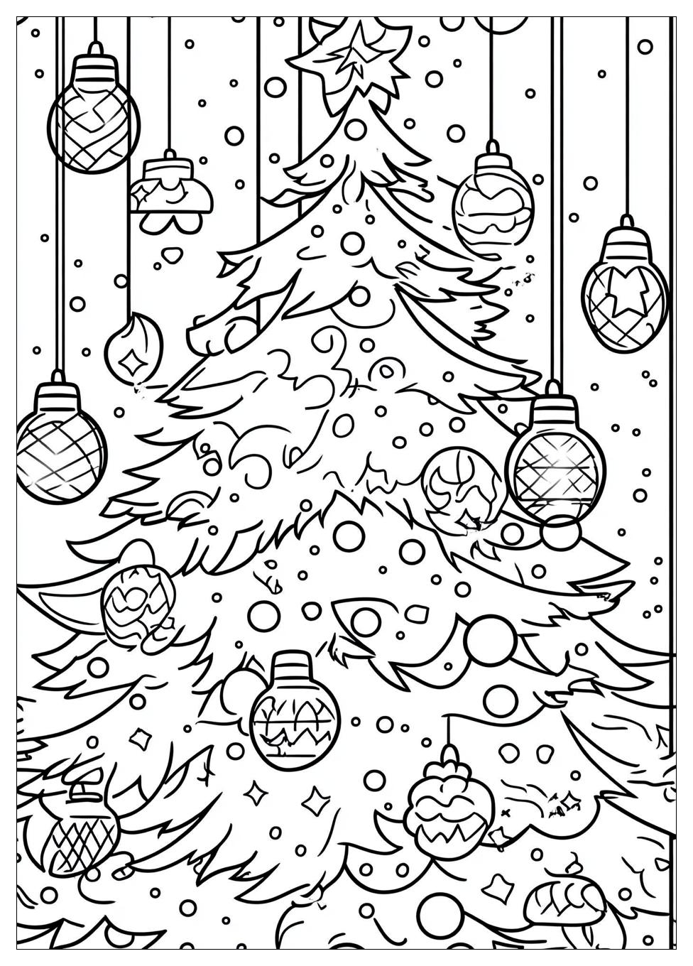 Christmas Lights Coloring Pages-12