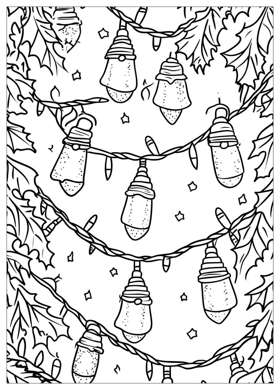 Christmas Lights Coloring Pages-14