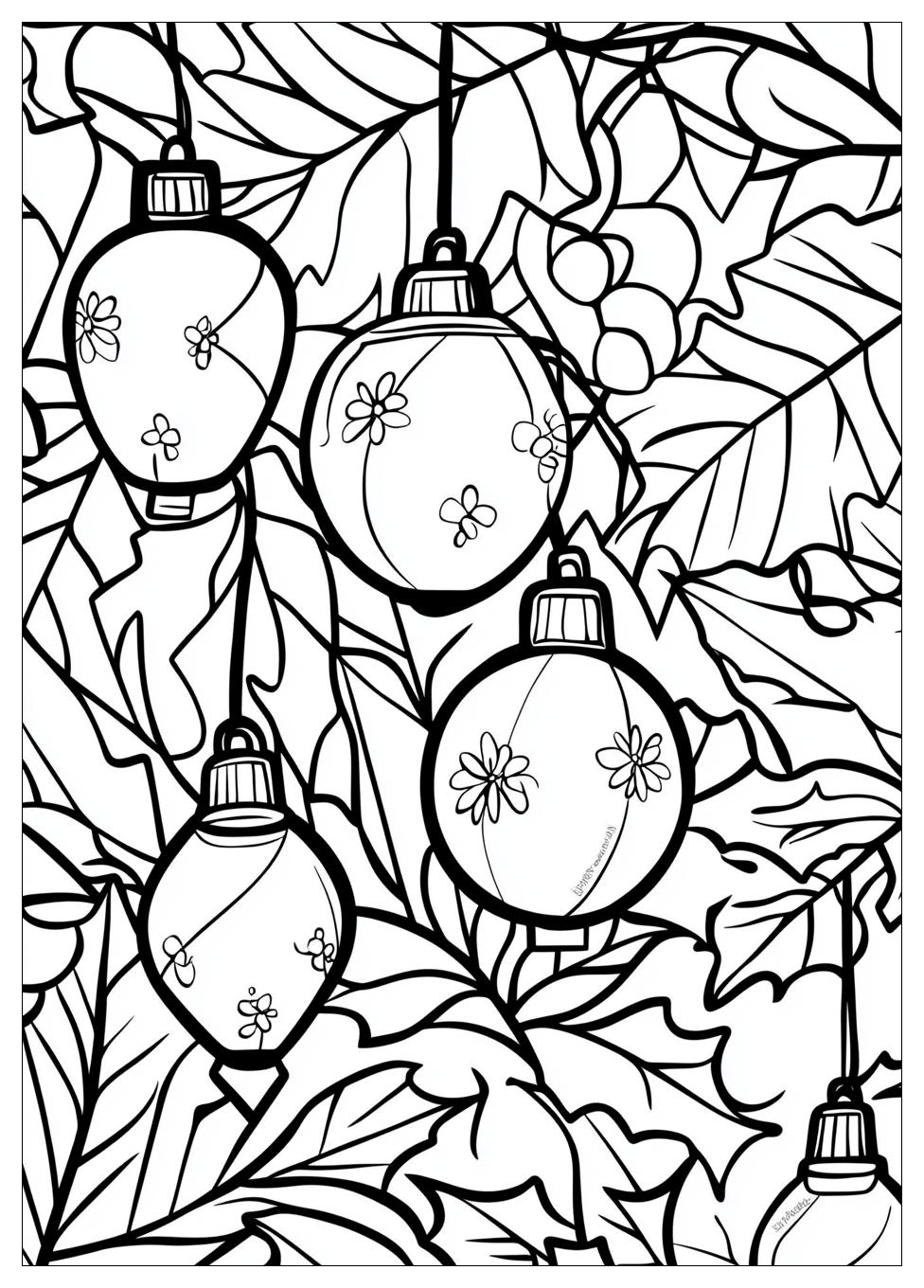 Christmas Lights Coloring Pages-2