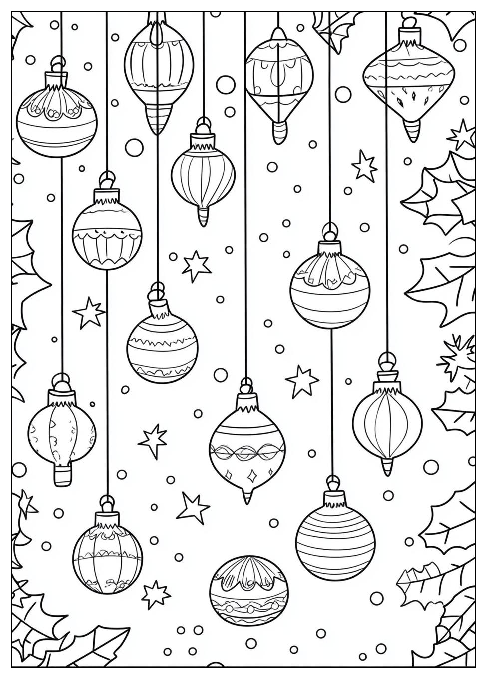 Christmas Lights Coloring Pages-5