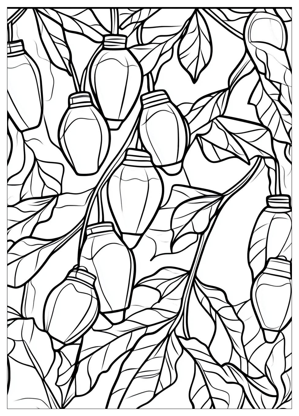 Christmas Lights Coloring Pages-6