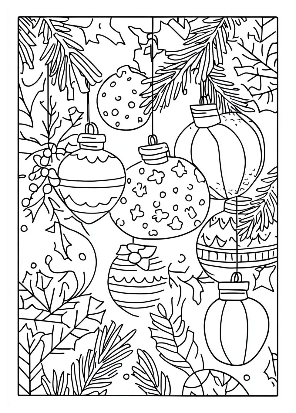 Christmas Lights Coloring Pages-8