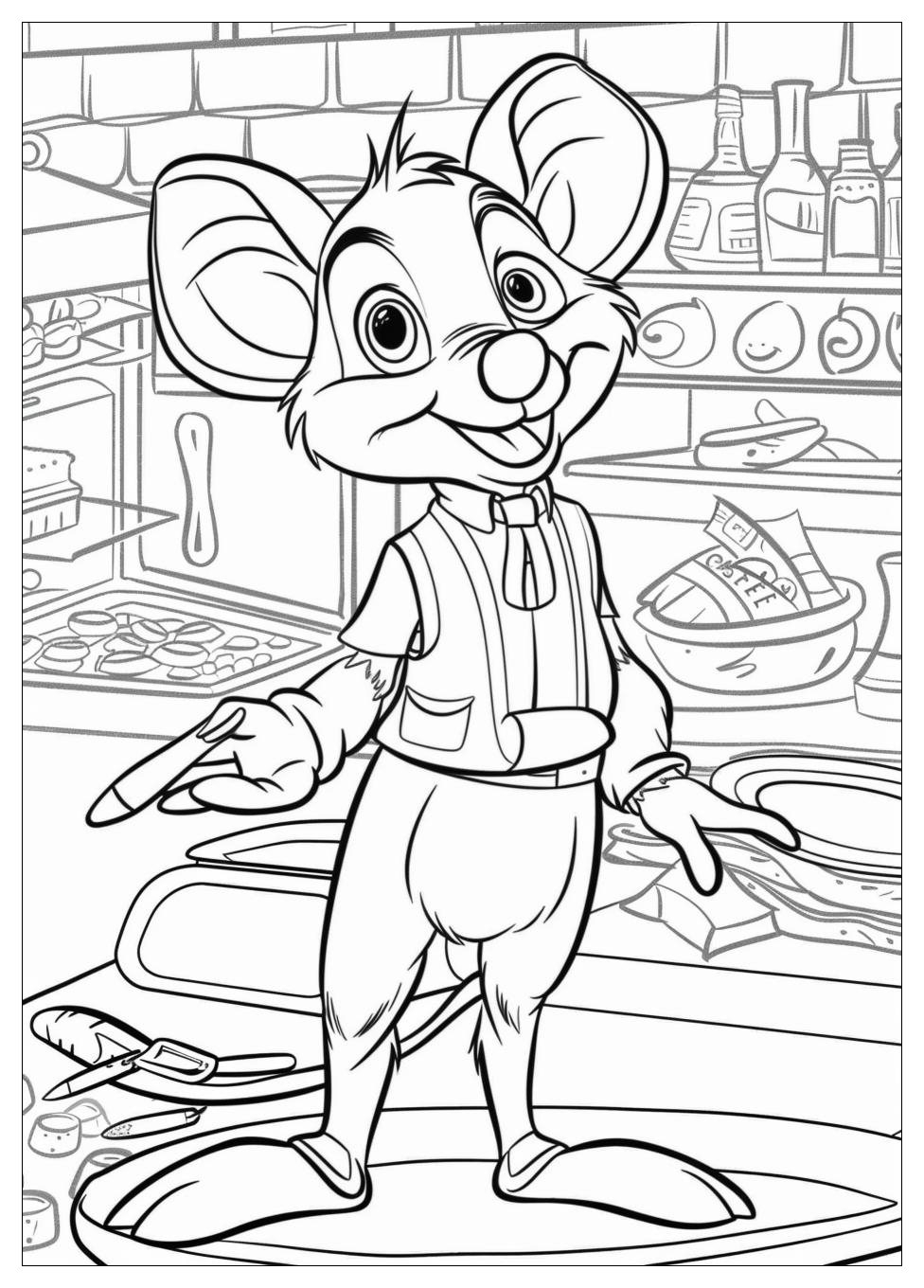 Chuck E Cheese Coloring Pages-16