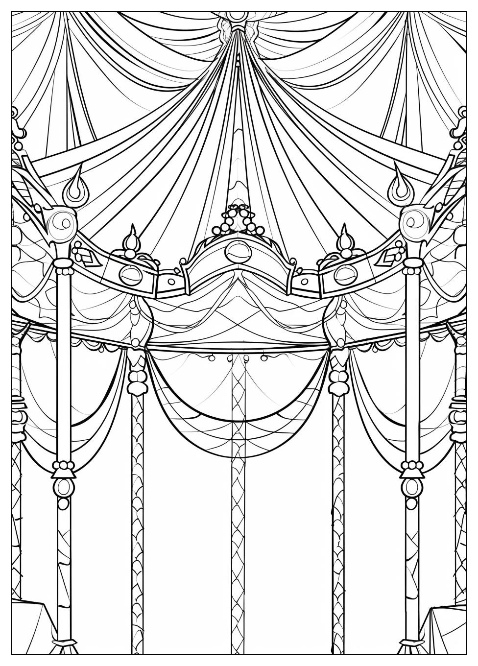 Circus Carnival Coloring Pages-20